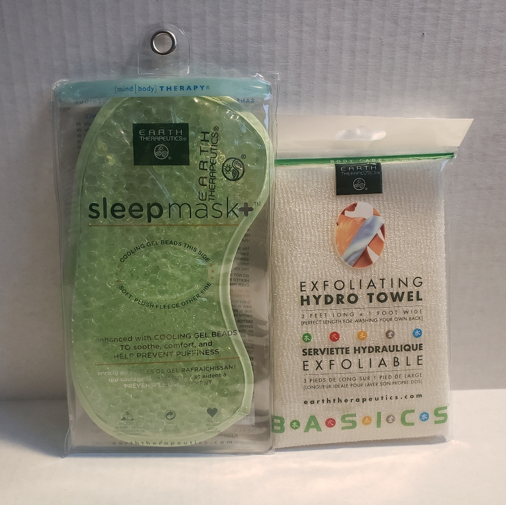 Earth Therapeutics Sleep Mask & Hydro Towel